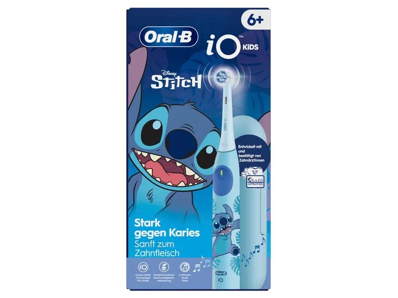 Oral-B Rotationszahnbürste iO Kids 6+ Disney Stitch Blau