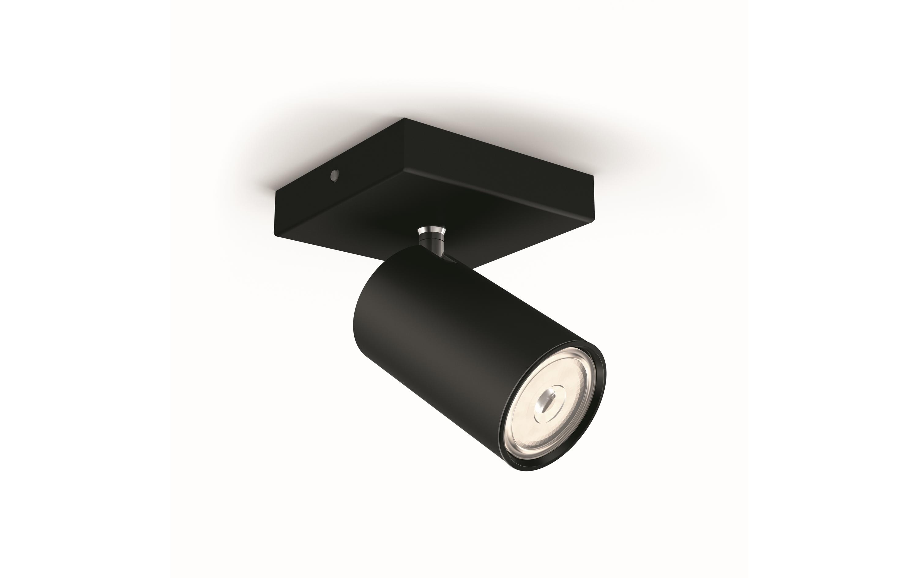 Philips Aufbauspot Kosipo GU10, 5.5W, Schwarz Philips Aufbauspot Kosipo GU10, 5.5W, Schwarz