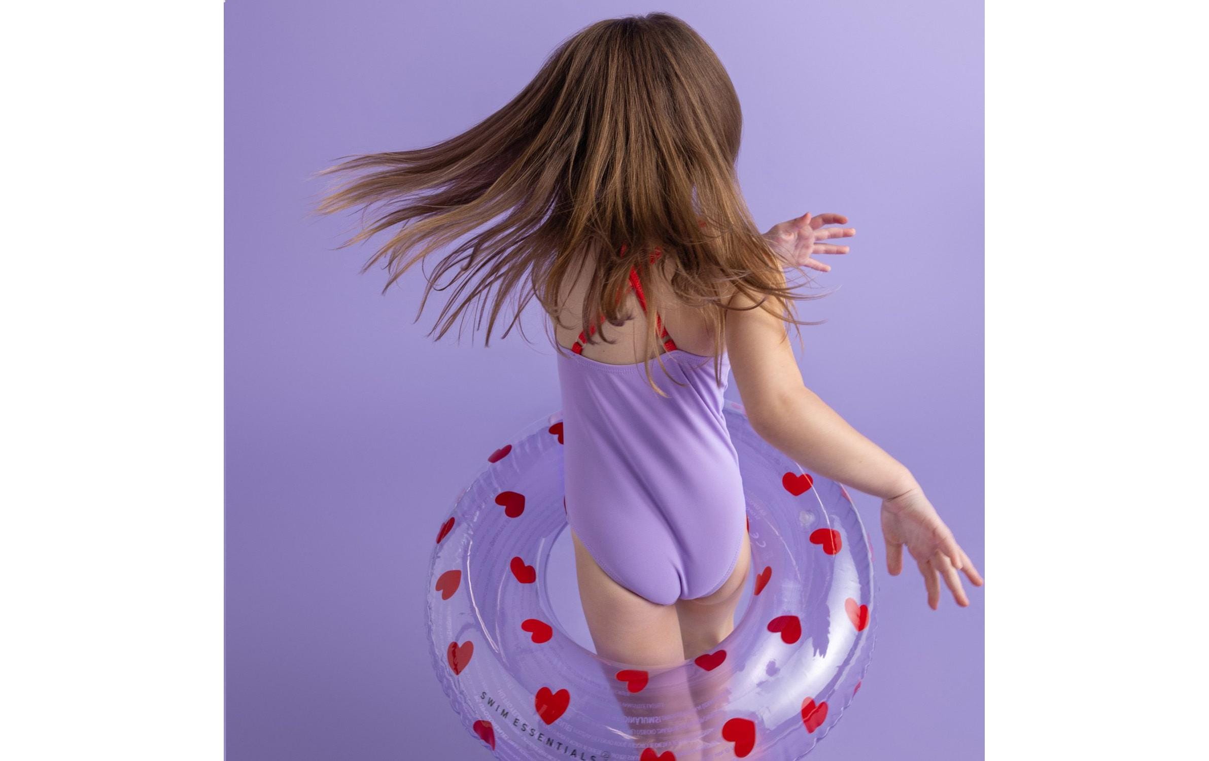 Swim Essentials Schwimmring Lila Heart 55 cm Swim Essentials Schwimmring Lila Heart 55 cm