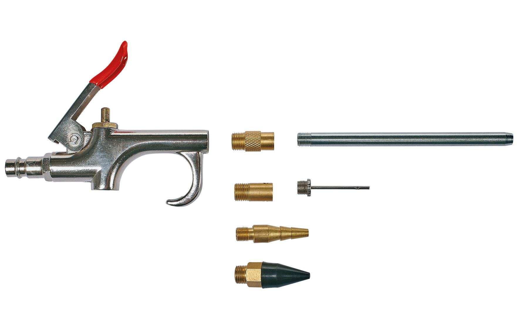 Einhell Ausblaspistolen-Set 2-8 bar, 7-teilig Einhell Ausblaspistolen-Set 2-8 bar, 7-teilig