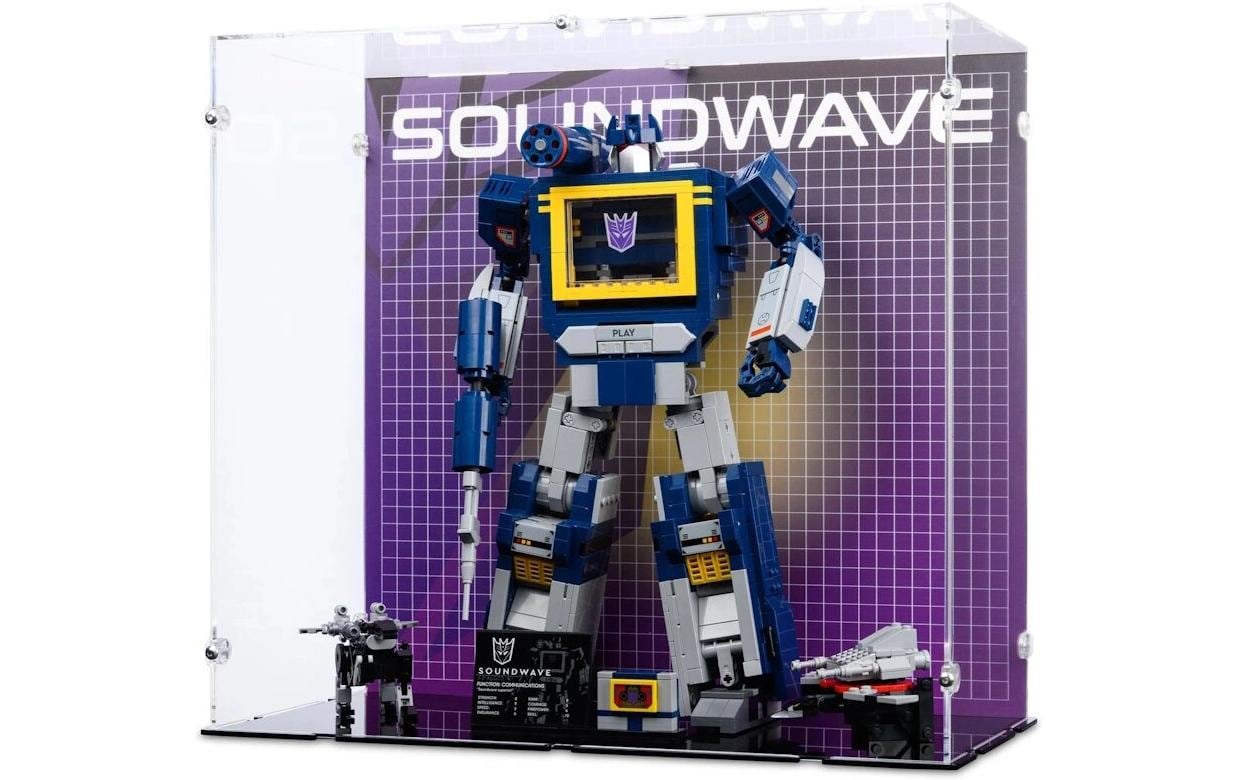 iDisplayit Acryl-Display für LEGO 10358 Transformers Soundwave