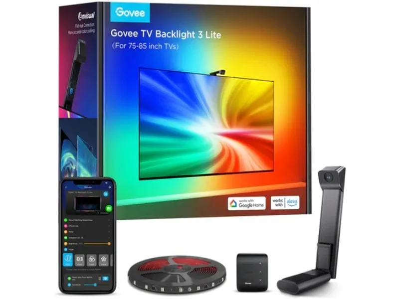 Govee Envisual TV Backlight T3, 75-85, RGBICW, WiFi, BT