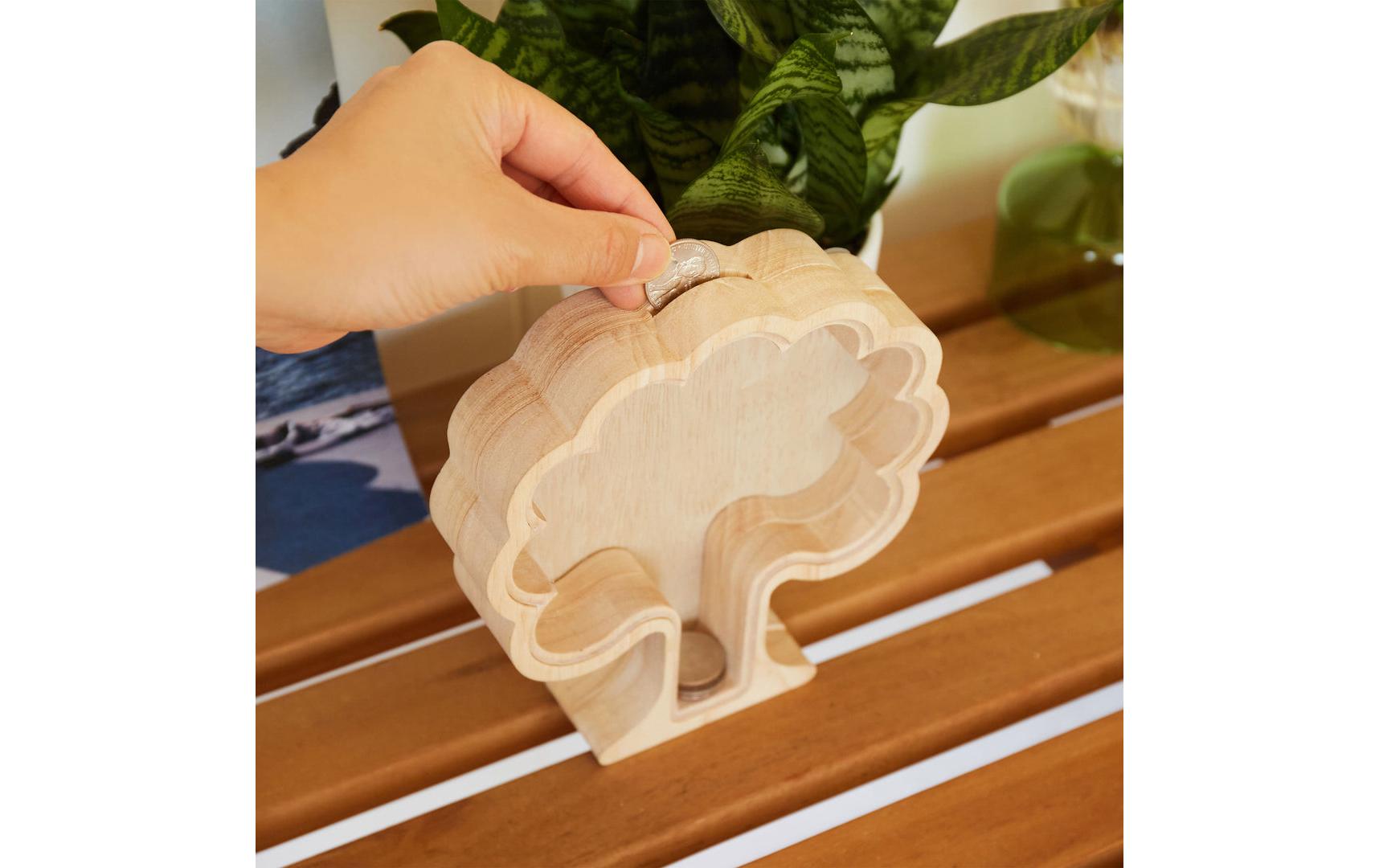 Kikkerland Spardose Money Tree Baum