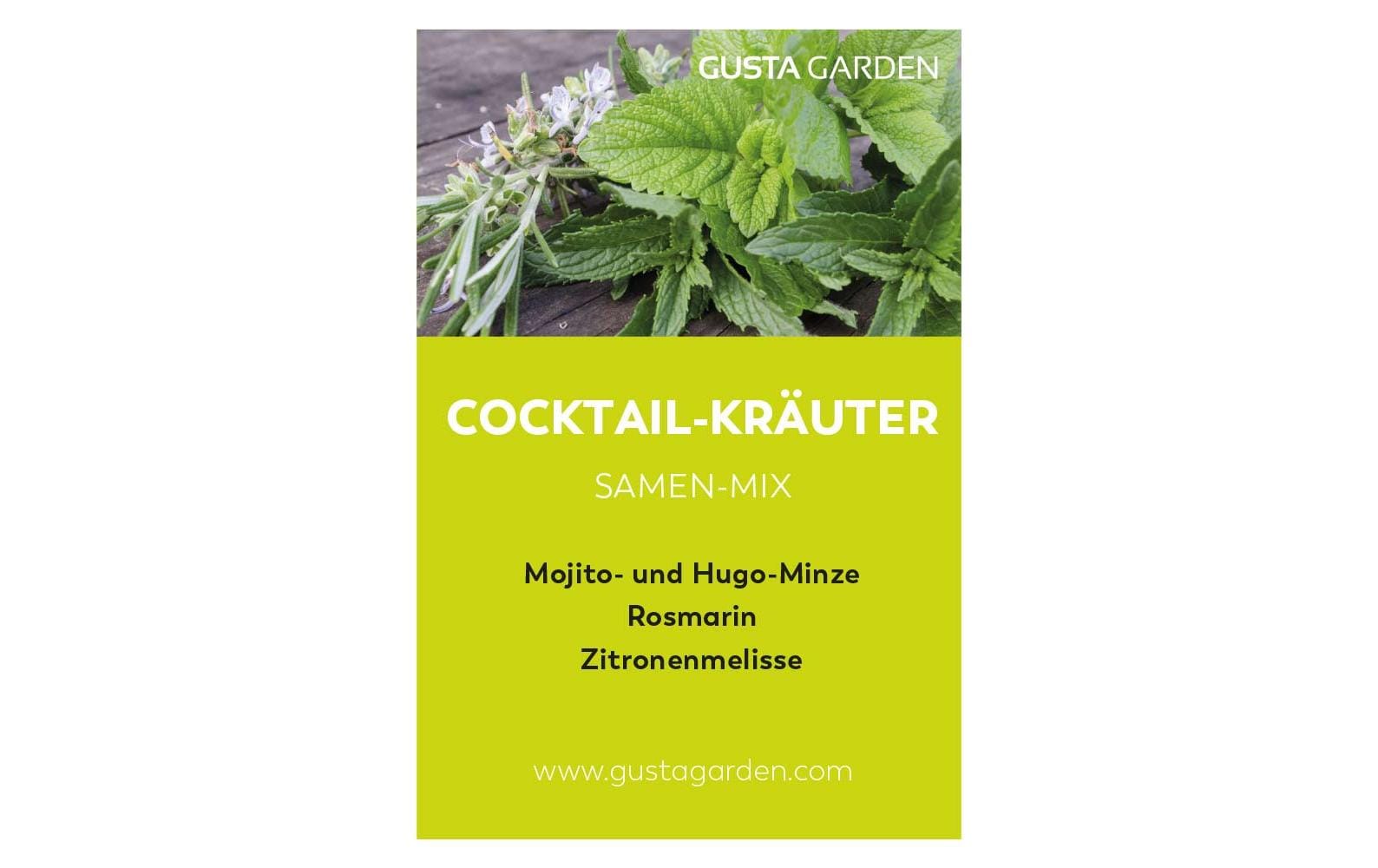Gusta Garden Samen Mix Cocktail-Kräuter HARRY HERBS