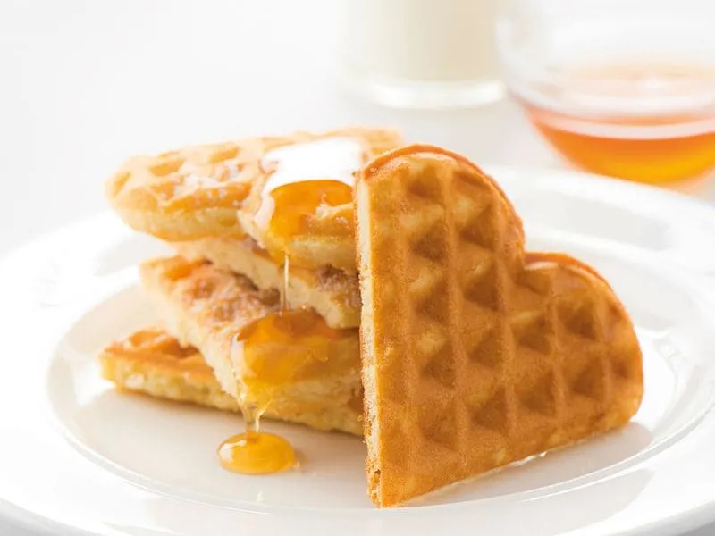 FRITEL Backplatten herzförmige Waffel Aluminium-Druckguss
