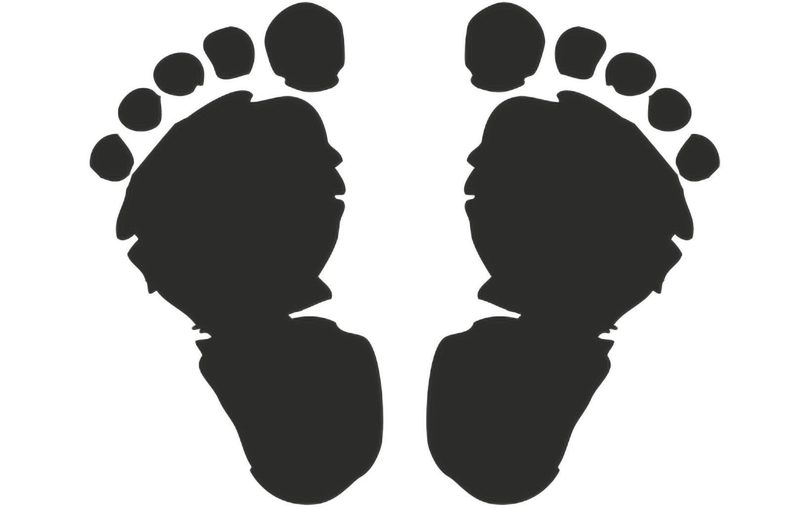 Heyda Stempel Footsteps 1 Stück