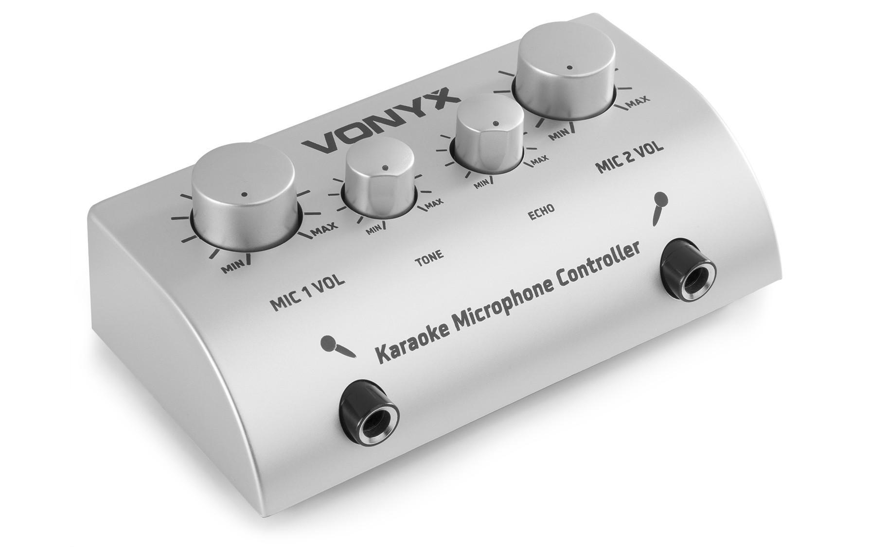 Vonyx Mikrofon-Controller AV430 Silber