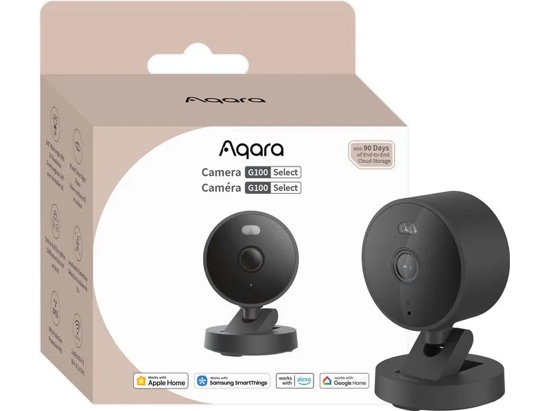Aqara Netzwerkkamera G100 Schwarz, 1 Stück