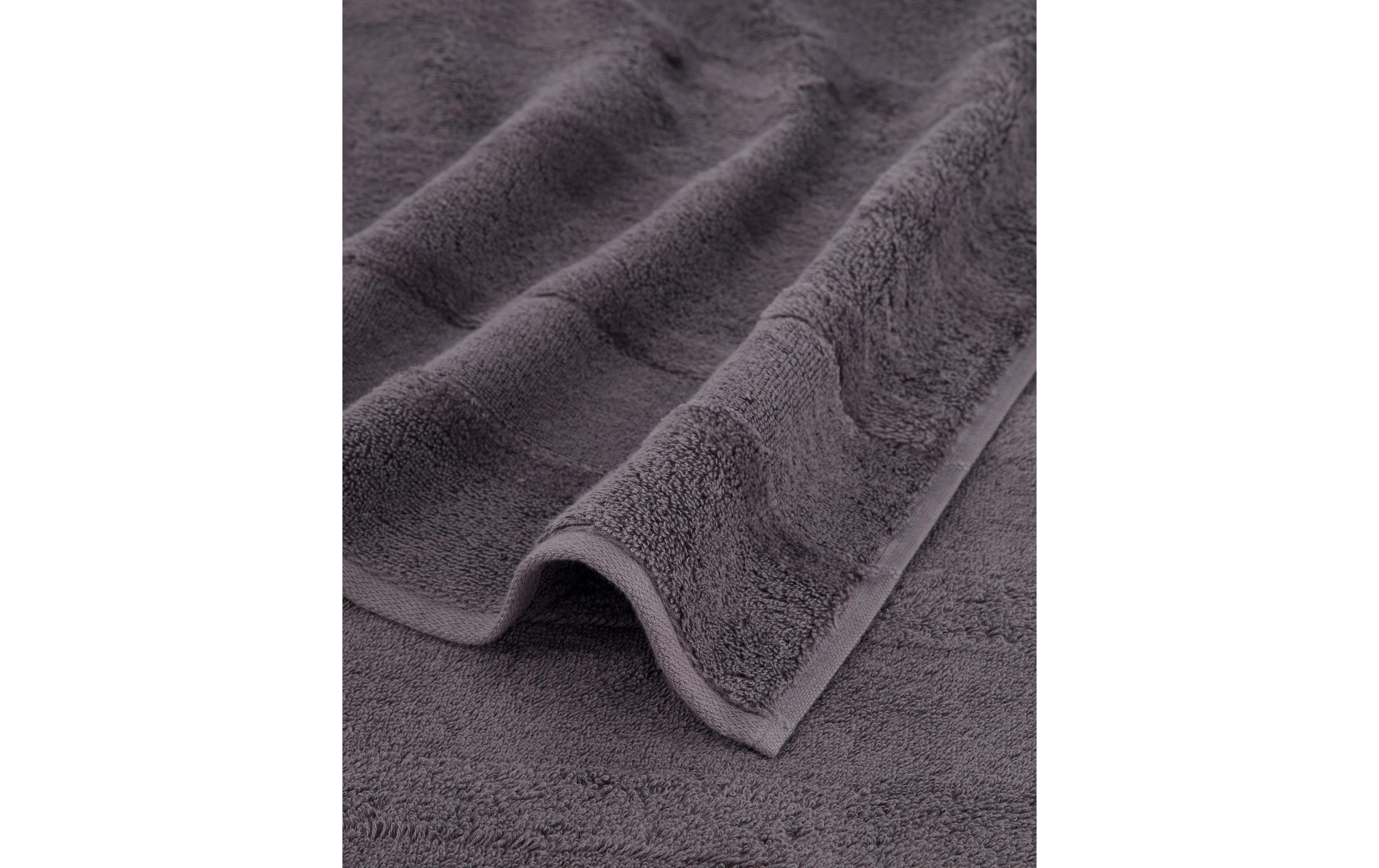 Cawö Waschhandschuh Noblesse 16 x 22 cm, Dunkelgrau