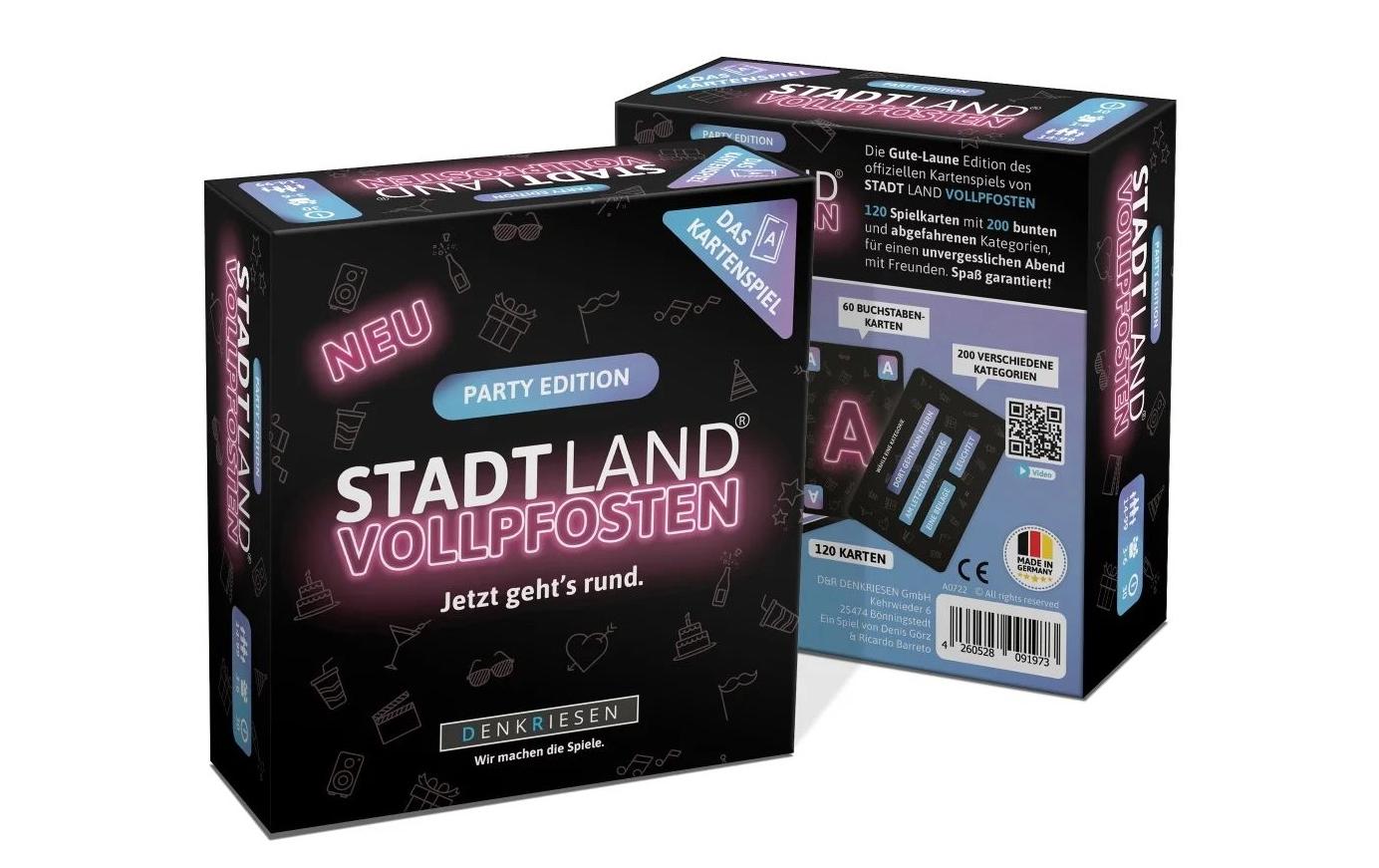 Denkriesen STADT LAND VOLLPFOSTEN – Party Edition