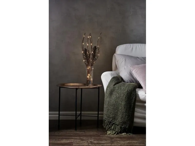 Star Trading Zweig Willow Dewdrop, 24 LEDs, 60 cm, Braun Star Trading Zweig Willow Dewdrop, 24 LEDs, 60 cm, Braun