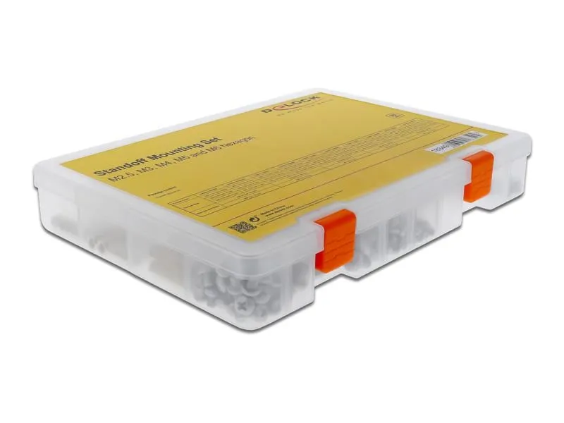 Delock Abstandshalter M2.5, M3, M4, M5, M6 Sechskant, 362 Stück