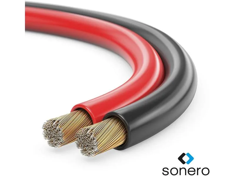 sonero Lautsprecherkabel 0.75 mm² CCA 50 m sonero Lautsprecherkabel 0.75 mm² CCA 50 m