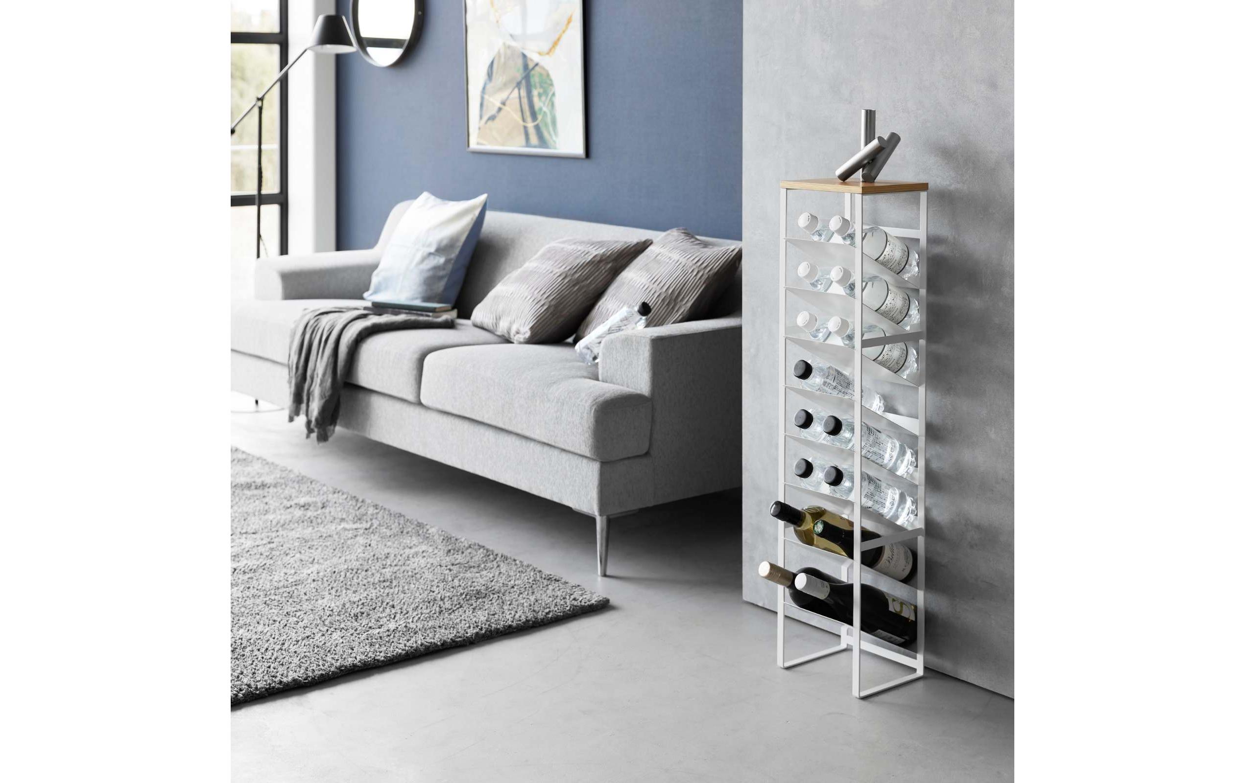 Yamazaki Flaschenregal Tower Weiss