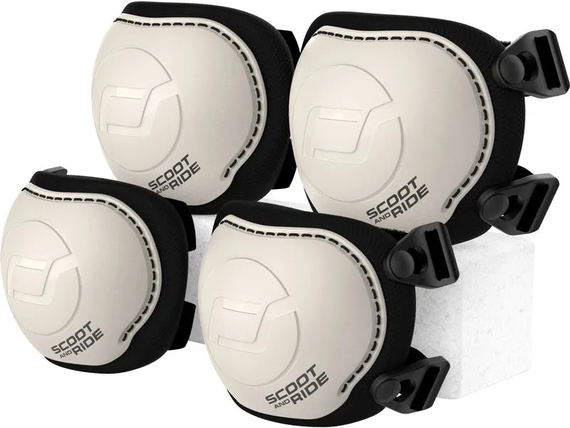 Scoot and Ride Knie- & Ellenbogenschoner Set S Ash Scoot and Ride Knie- & Ellenbogenschoner Set S Ash