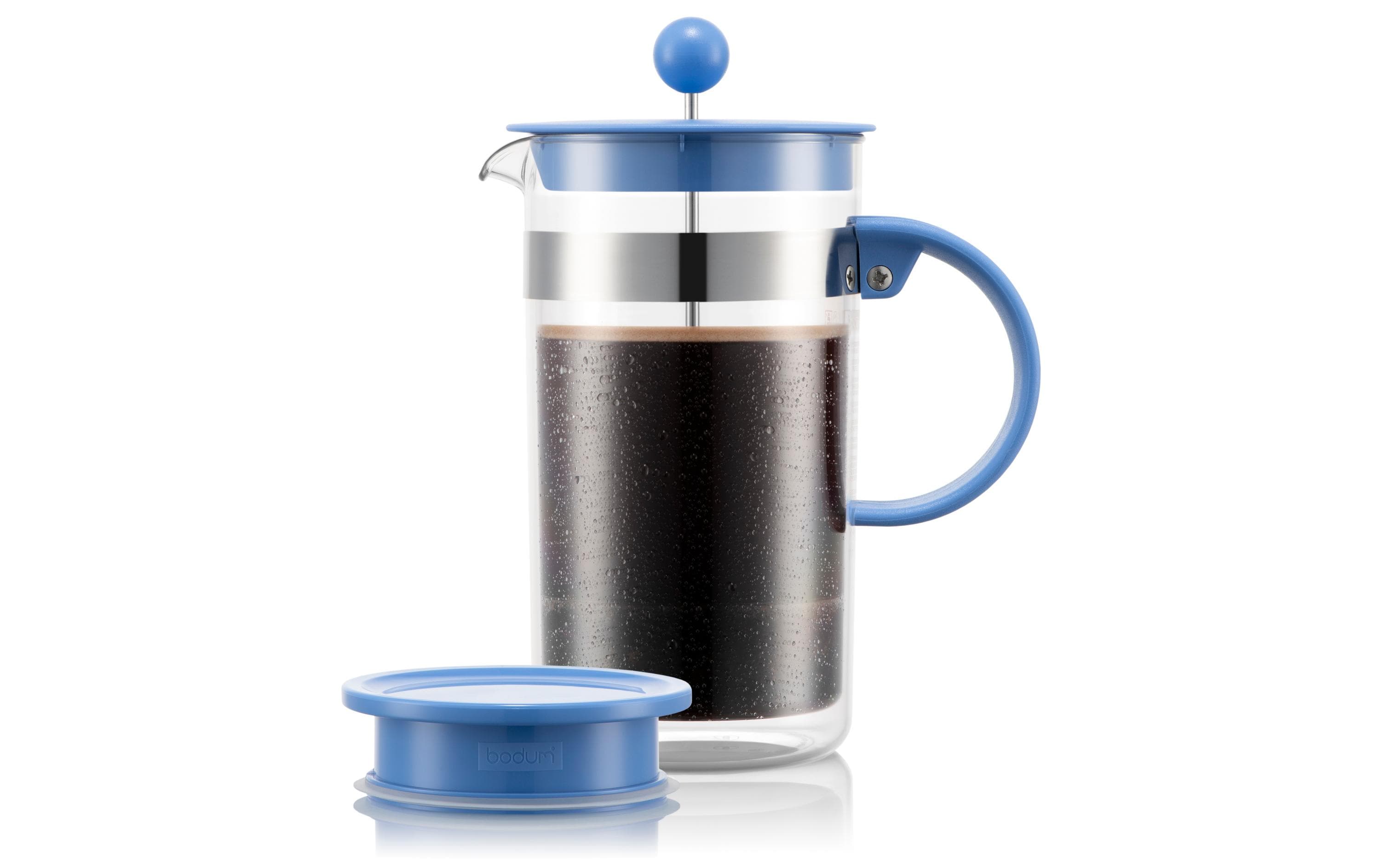 Bodum Kaffeebereiter Bistro Nouveau 1 l, Blau