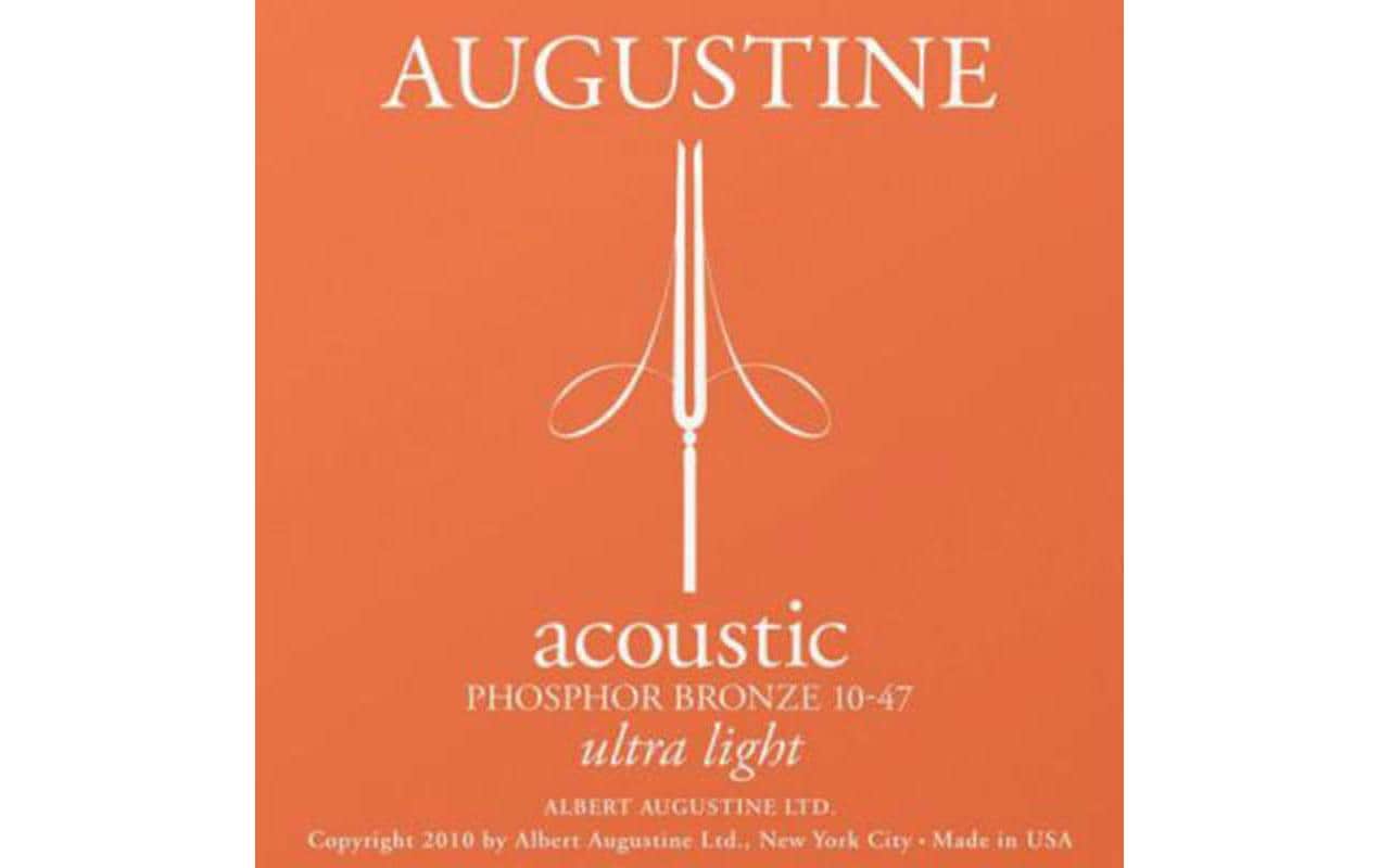 Augustine Gitarrensaiten Ultra Light Phosphor 10-47 – Bronze