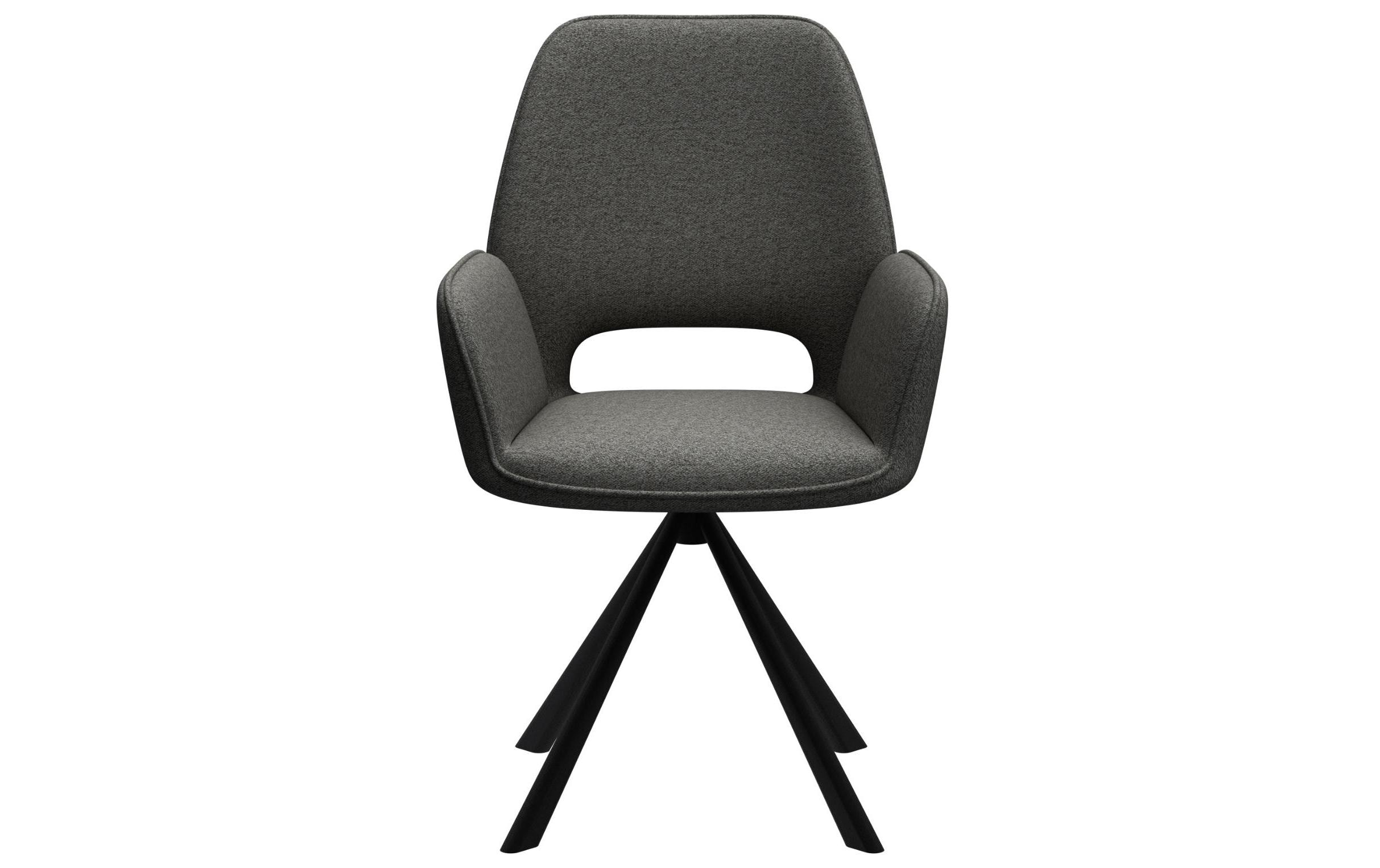 AC Design Stuhl Graham 2 Stück, Dunkelgrau