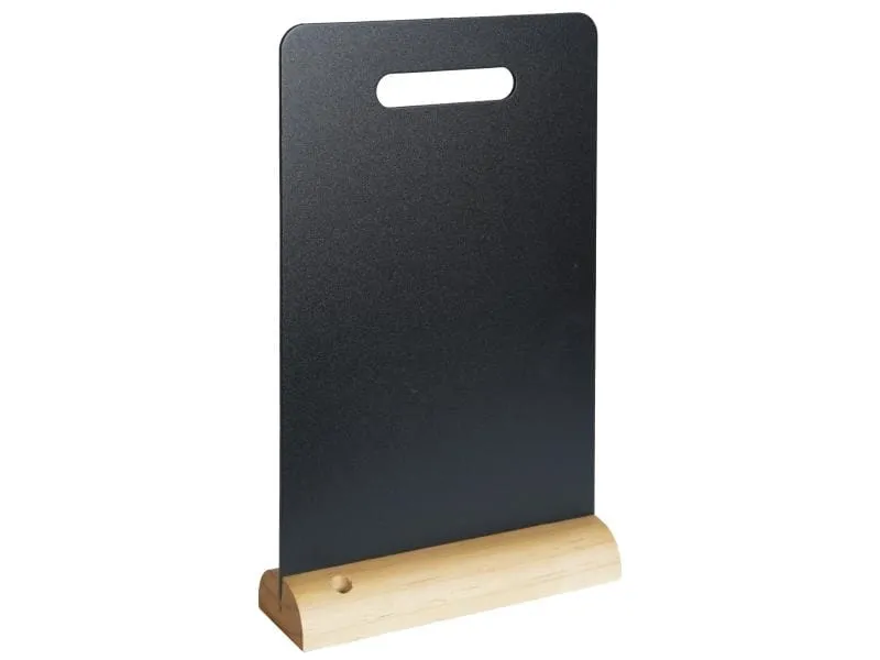 Securit Tischkreidetafel Silhouette Mini Schwarz/Hellbraun Securit Tischkreidetafel Silhouette Mini Schwarz/Hellbraun