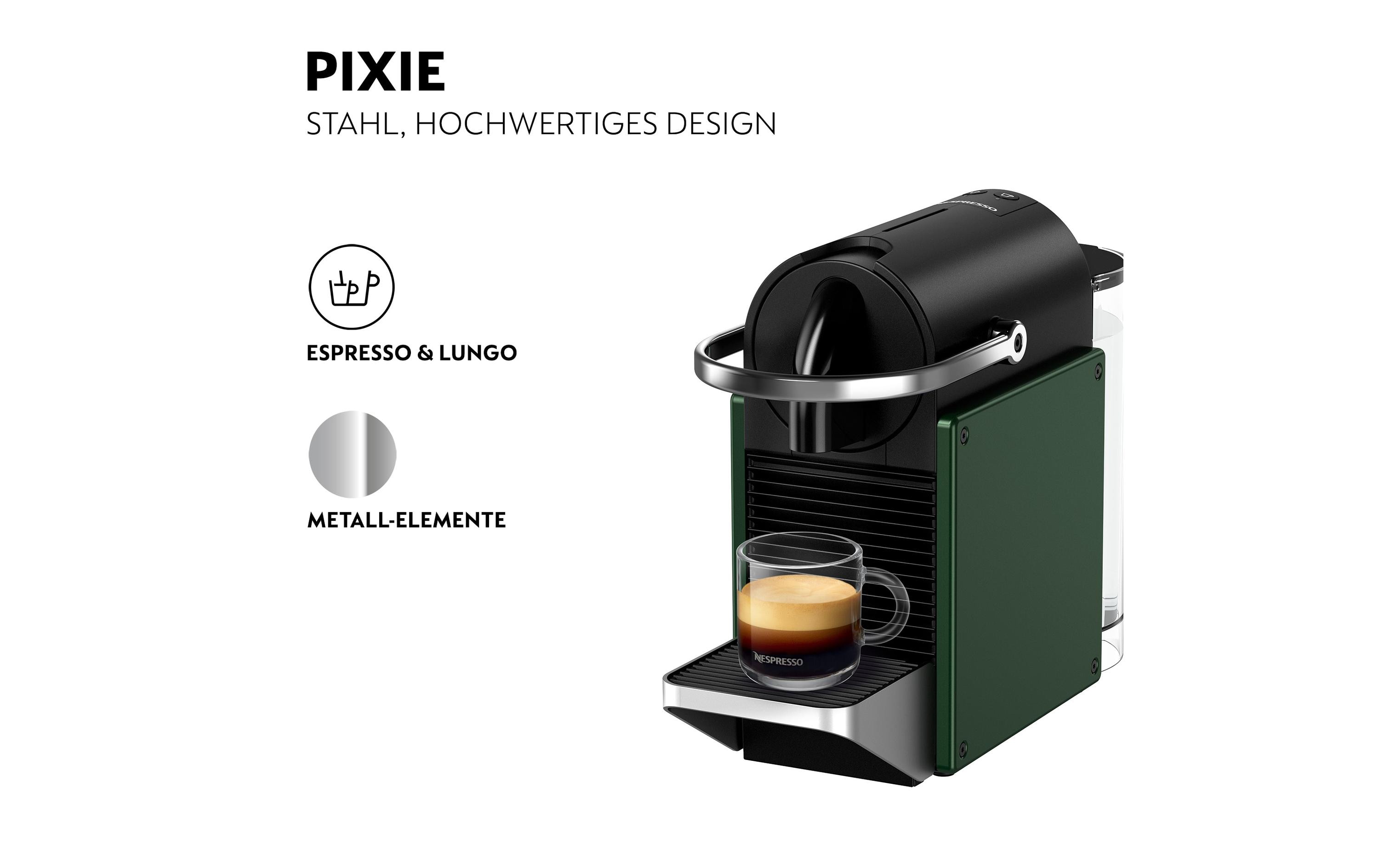 Krups Kaffeemaschine Nespresso Pixie XN3063CH Dunkelgrün