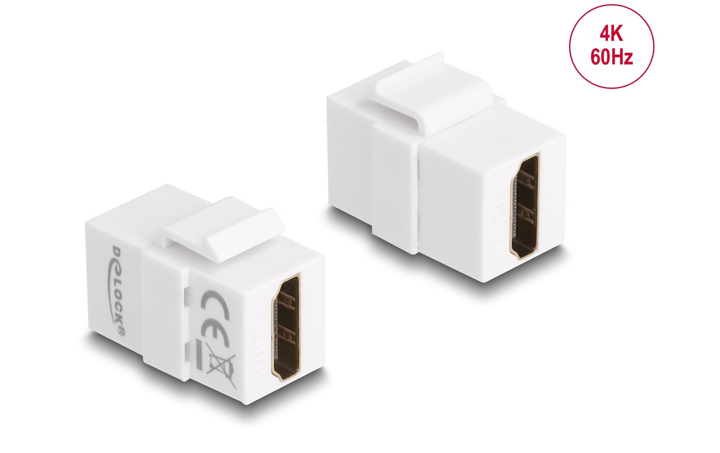 Delock Keystone-Modul HDMI Weiss