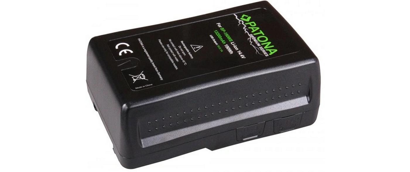 Patona Premium Akku für Sony BP-190WS DSR 250P