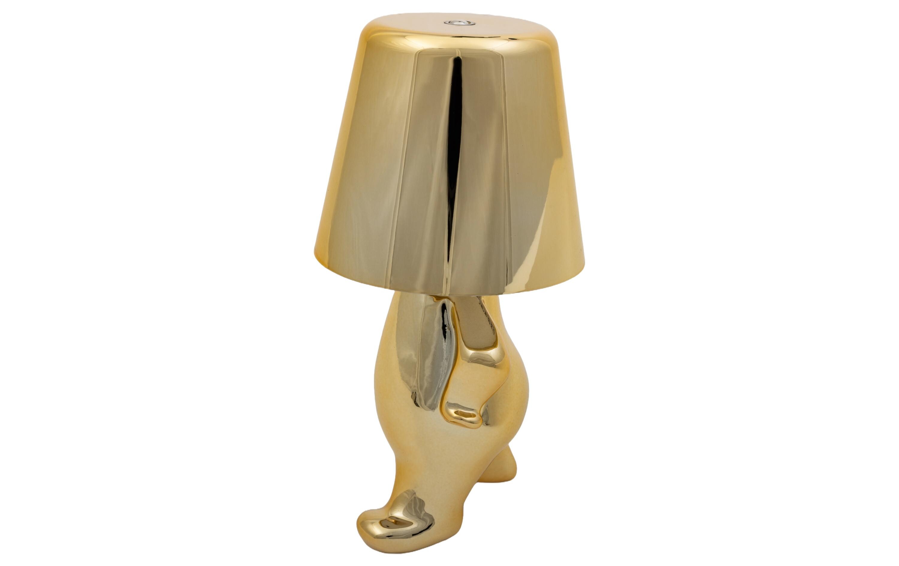 COCON Goldene Tischleuchte BOSS