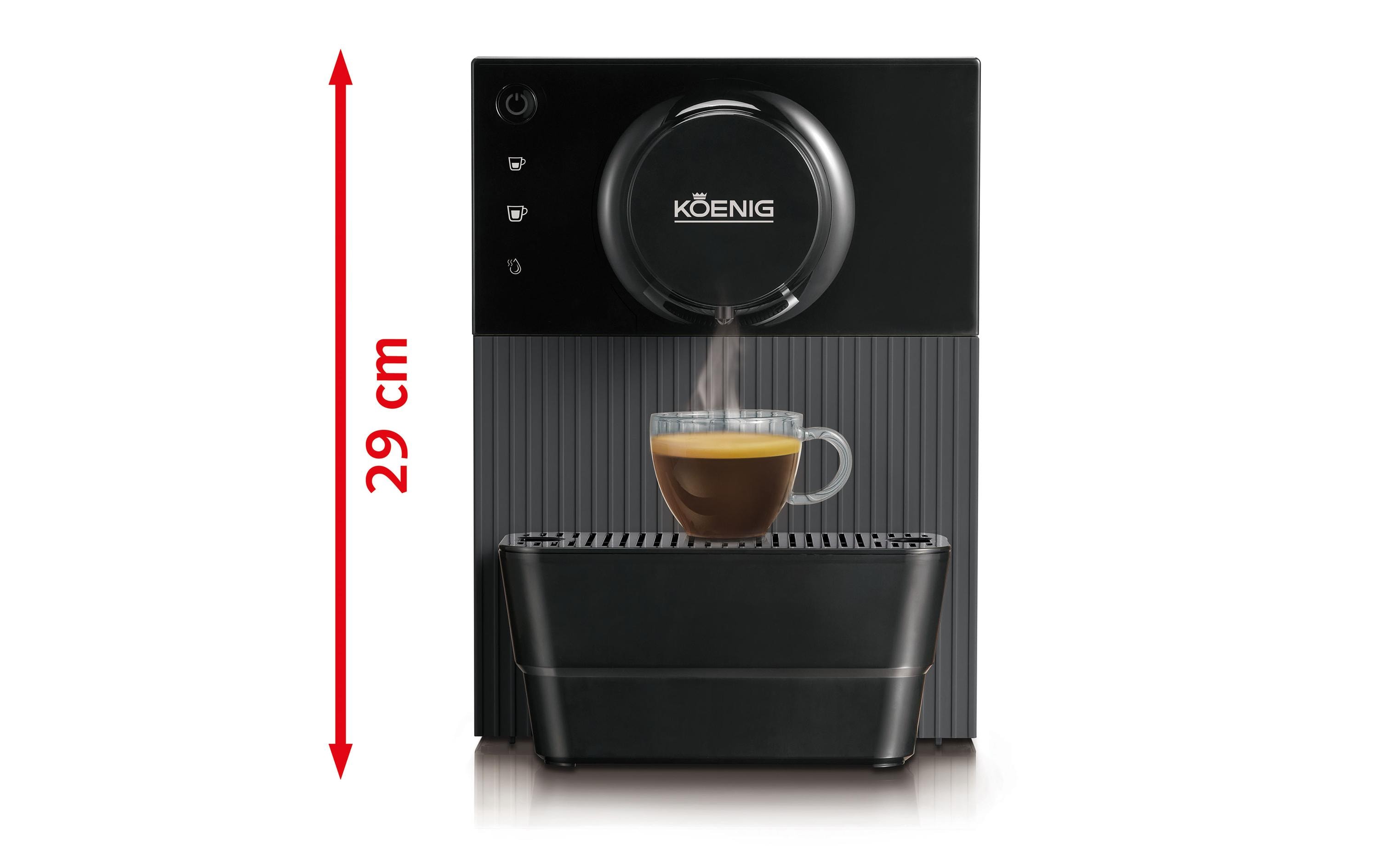 Koenig Kaffeevollautomat Finessa Nano Dunkelgrau