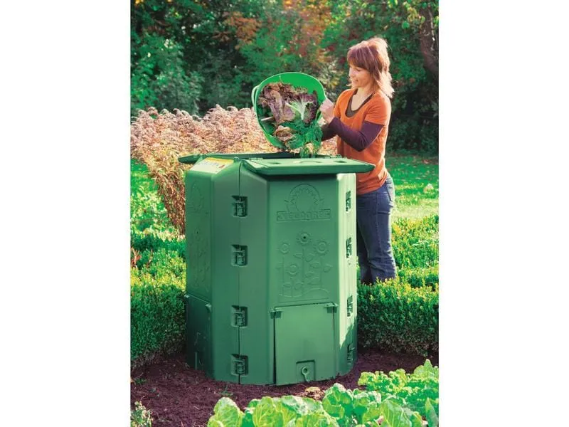 Neudorff Komposter IsoKomposter DuoTherm, 530 L, 82 x 82 x 115 cm Neudorff Komposter IsoKomposter DuoTherm, 530 L, 82 x 82 x 115 cm