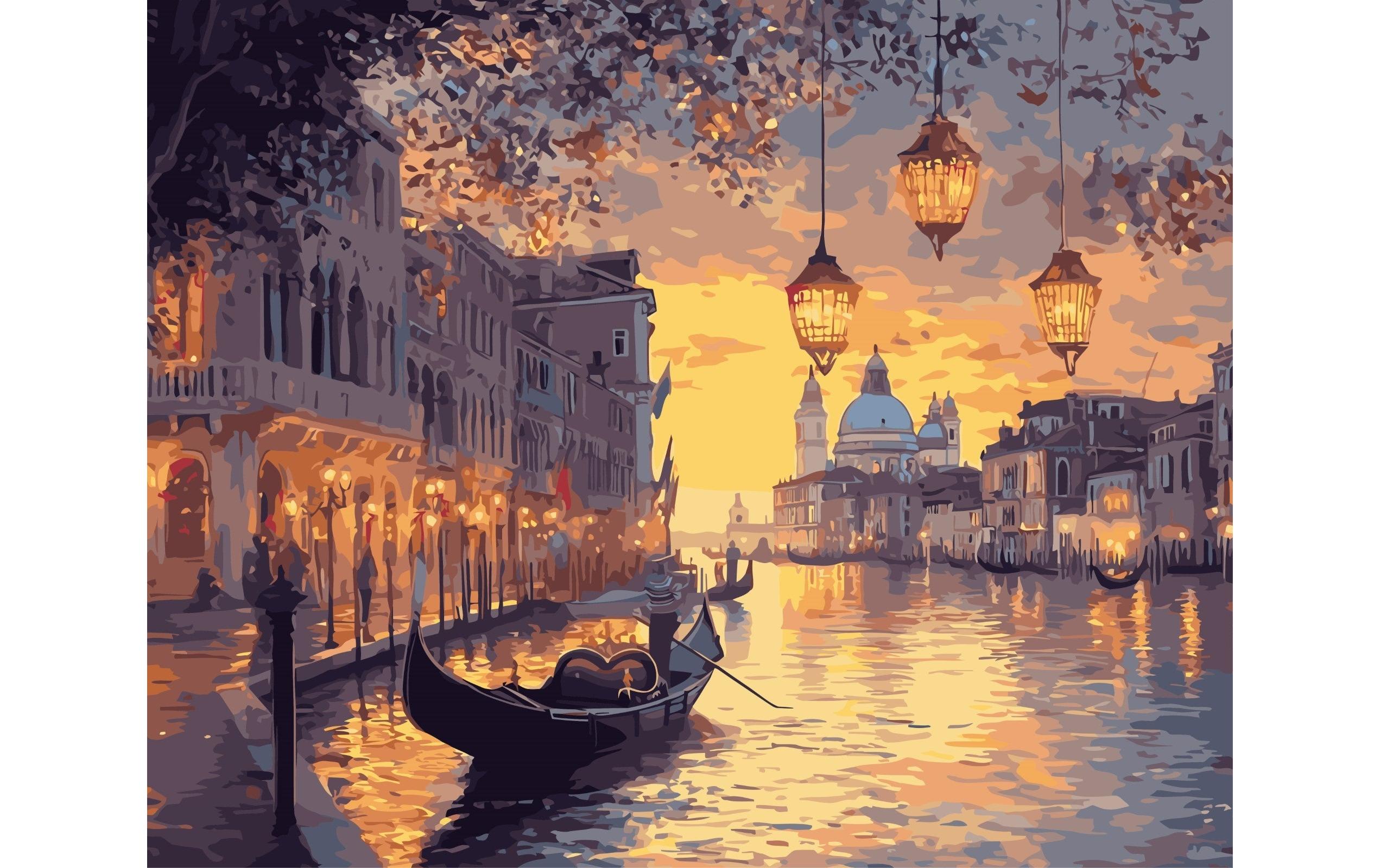 Colorelle Malen nach Zahlen Venedig in der Abenddämmerung Colorelle Malen nach Zahlen Venedig in der Abenddämmerung