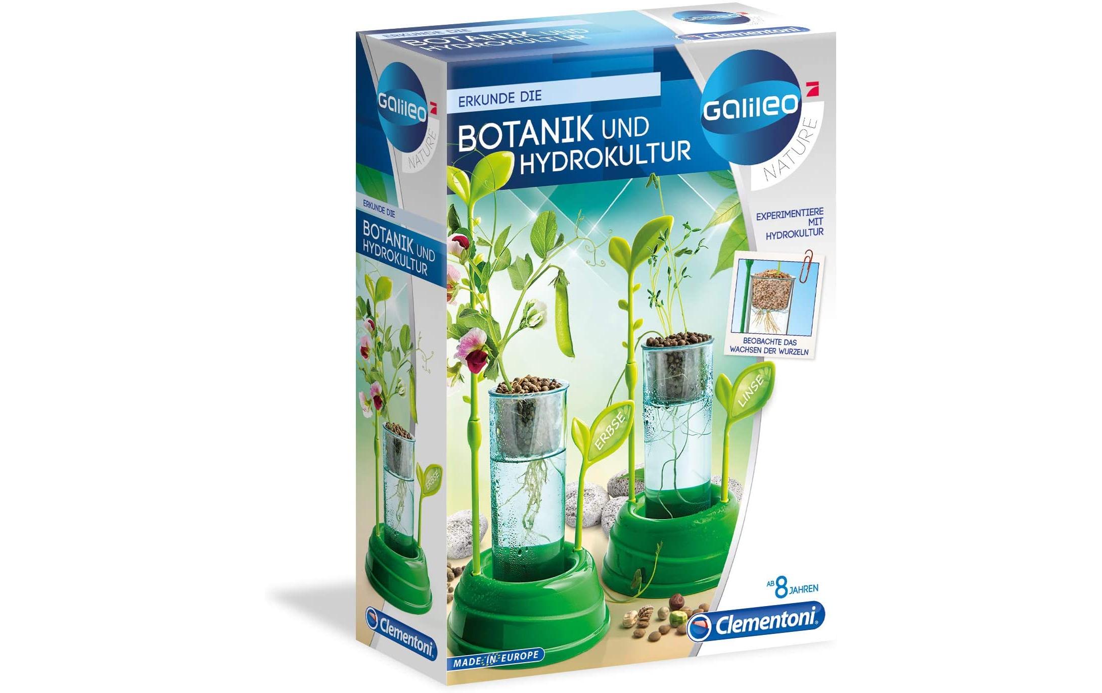 Clementoni Experimentierkasten Galileo - Hydrokultur-Gewächshaus
