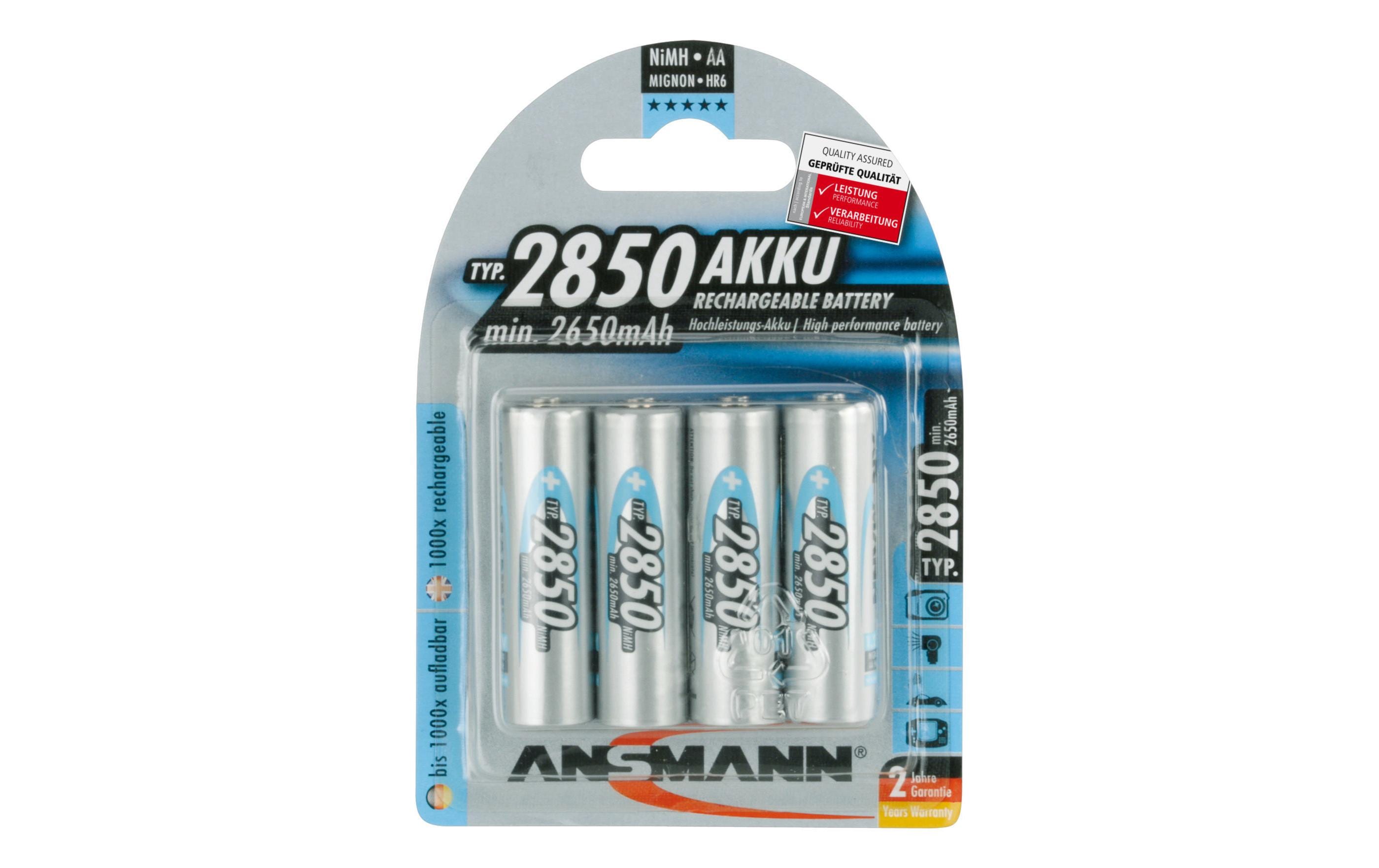 Ansmann Akku 4x AA 2650 mAh