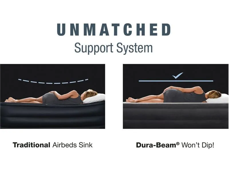 Intex Luftbett Dura Beam Deluxe Supreme Queen 152 x 203 x 51 cm Intex Luftbett Dura Beam Deluxe Supreme Queen 152 x 203 x 51 cm