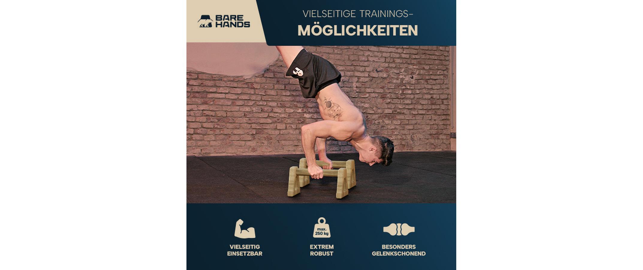 Bare Hands Liegestützgriffe Gr. XL