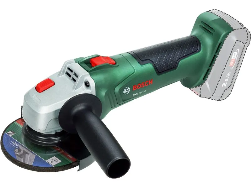 Bosch Winkelschleifer PWS 18 V-70 115 mm