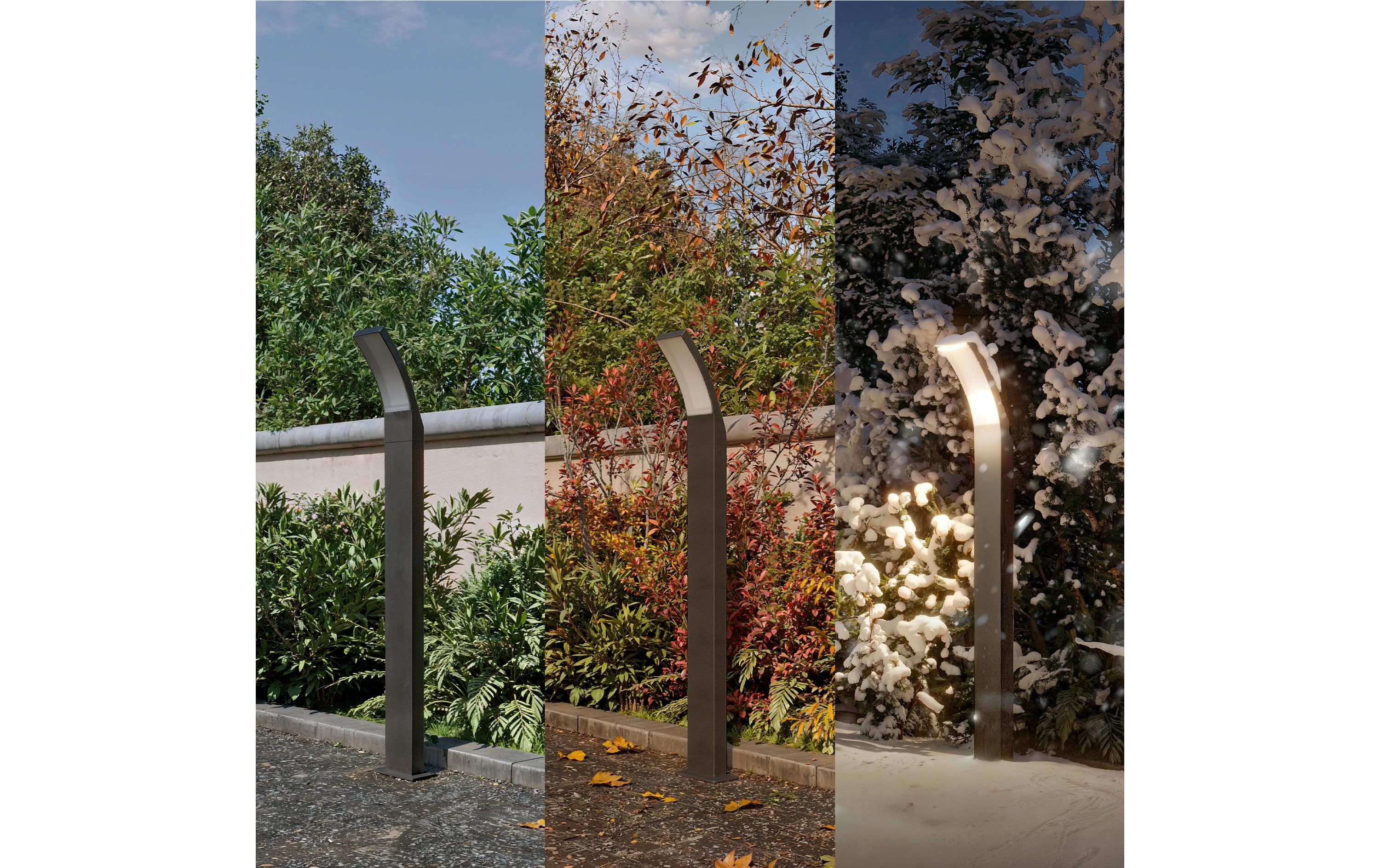 Philips Gartenlicht Splay, 4.3W, 2700 K, 800 lm, Anthrazit