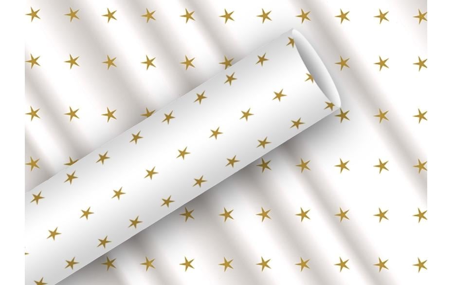 Braun + Company Geschenkpapier Little Stars 2.5 m x 70 cm