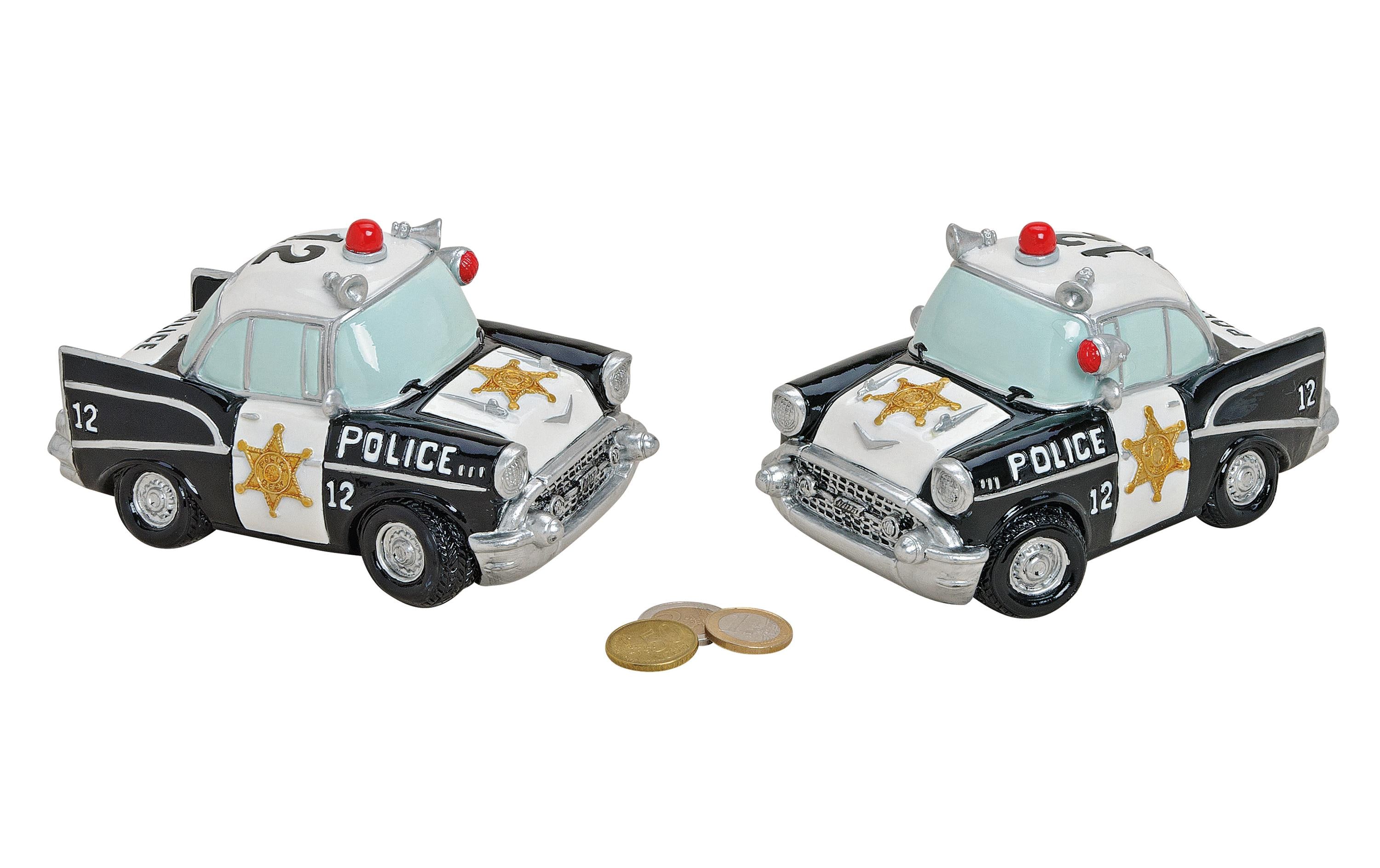 G. Wurm Spardose Polizeiwagen 10 x 17 x 9 cm G. Wurm Spardose Polizeiwagen 10 x 17 x 9 cm