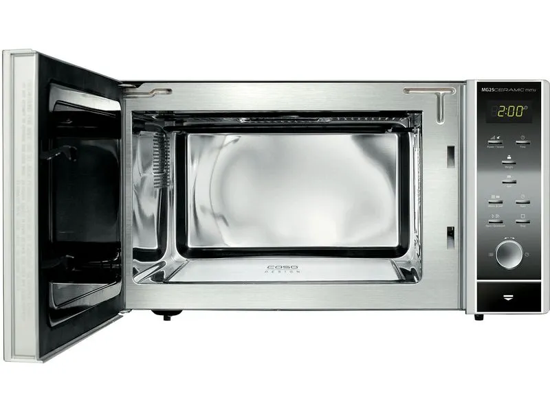 Caso Mikrowelle MG25 Ceramic Menu Schwarz Caso Mikrowelle MG25 Ceramic Menu Schwarz