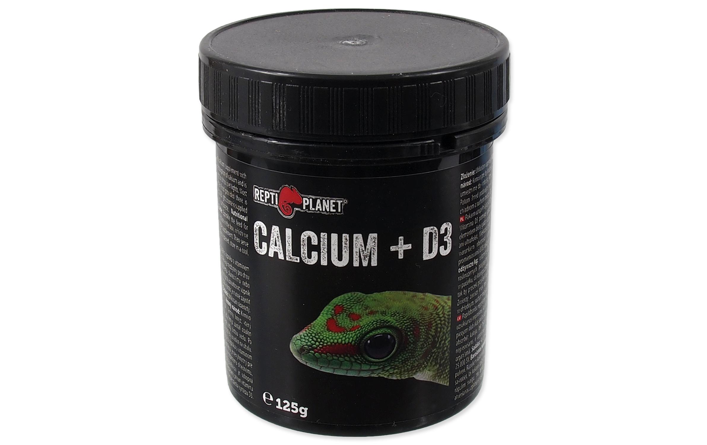 Repti Planet Calcium + D3, 125 g Repti Planet Calcium + D3, 125 g