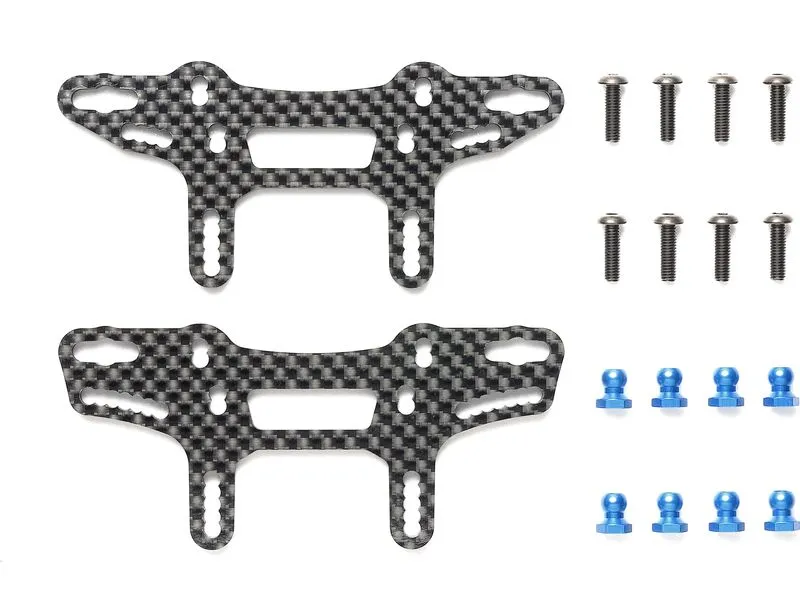 Tamiya XM-01 Carbon Damper Stays (Front & Rear) Tamiya XM-01 Carbon Damper Stays (Front & Rear)