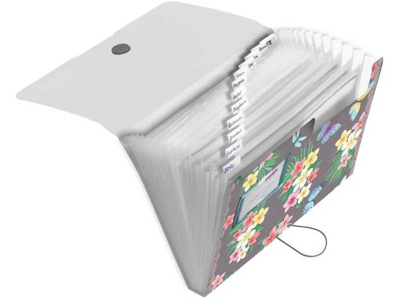 Herlitz Fächermappe Ladylike Butterflies A4, 12 dehnbare Fächer Herlitz Fächermappe Ladylike Butterflies A4, 12 dehnbare Fächer