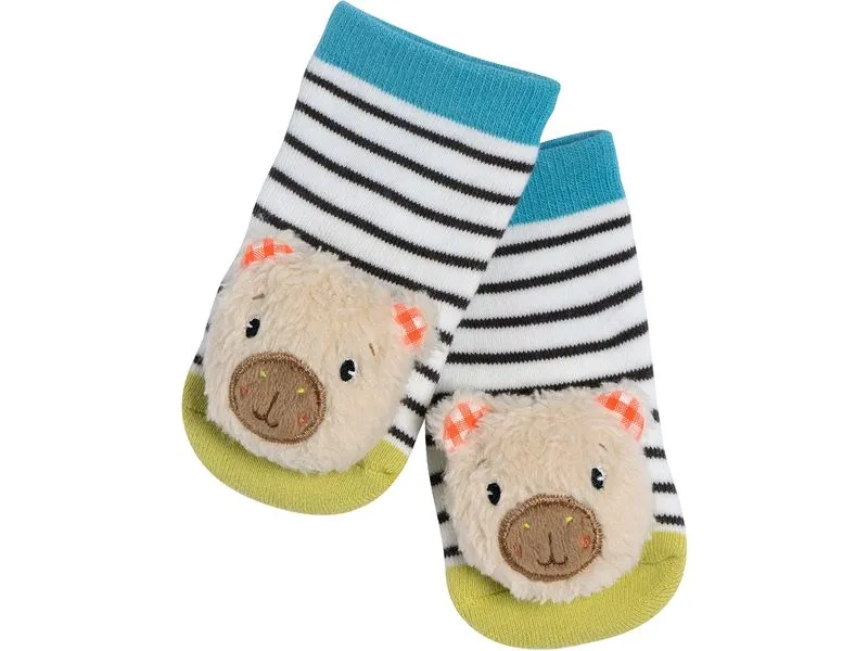 fehn Rasselsocken Capybara Mehrfarbig fehn Rasselsocken Capybara Mehrfarbig