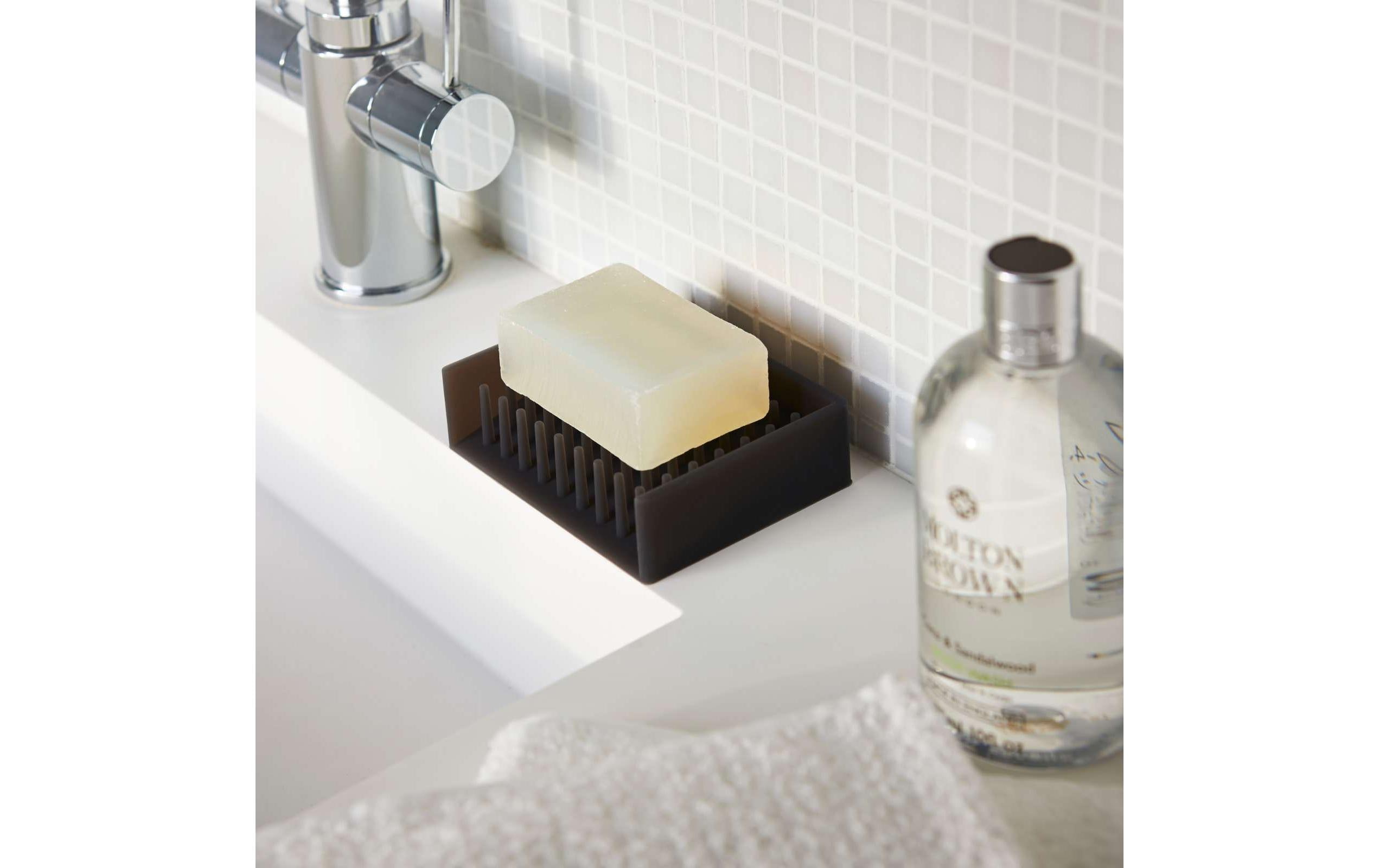 Yamazaki Seifenschale Float Schwarz/Weiss Yamazaki Seifenschale Float Schwarz/Weiss
