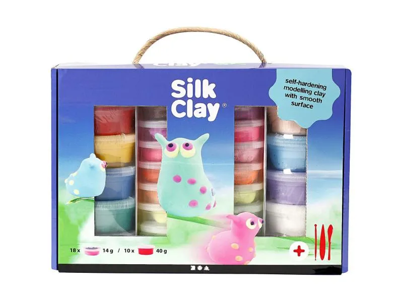 Creativ Company Modellier-Set Silk Clay Set Mehrfarbig Creativ Company Modellier-Set Silk Clay Set Mehrfarbig