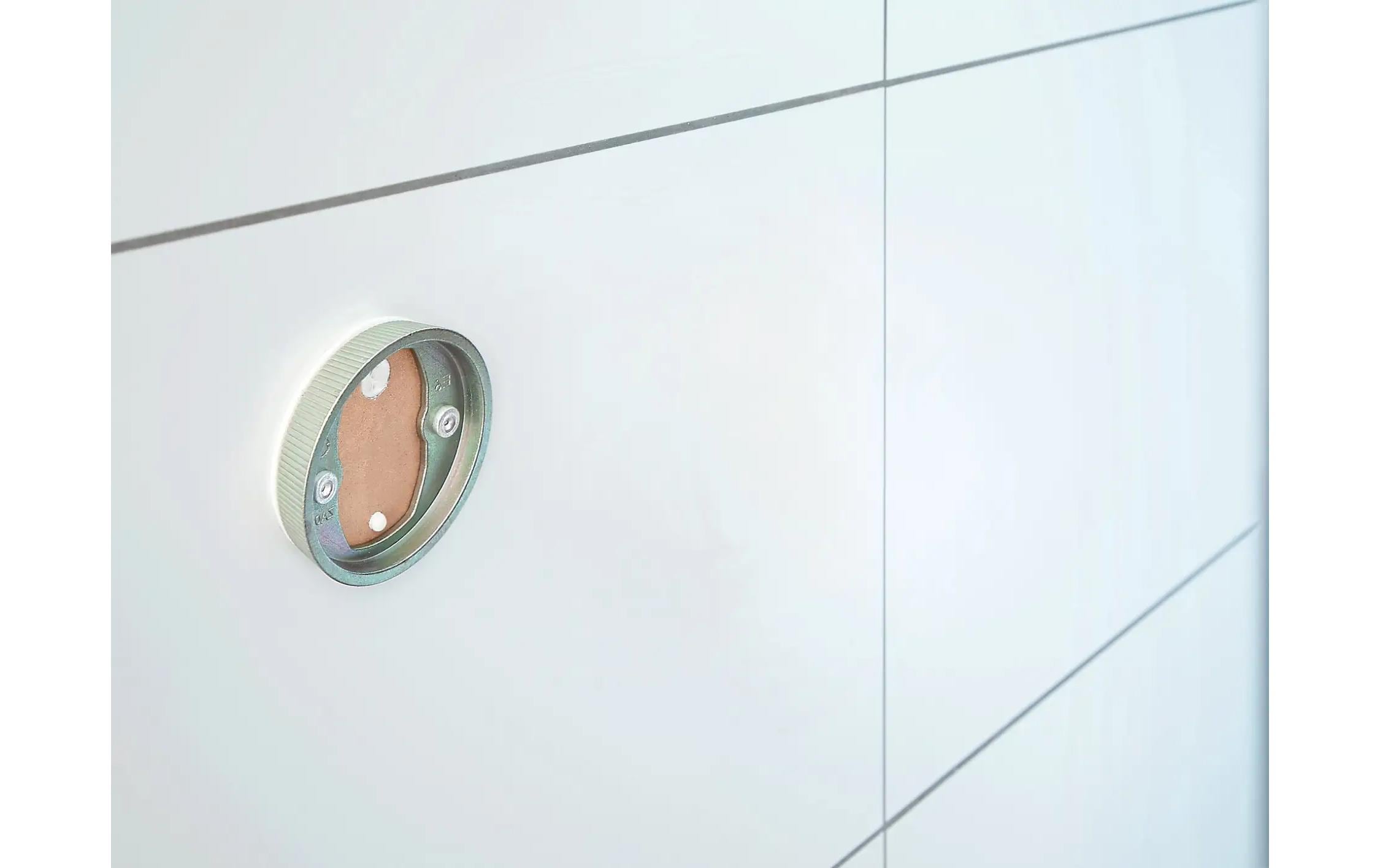 tesa Moon Fönhalterung ohne Bohren, silber