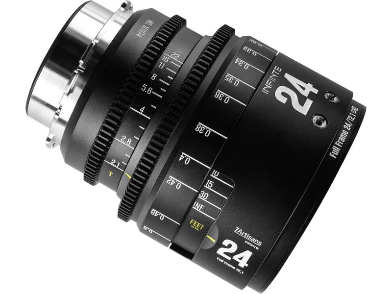 7Artisans Festbrennweite 24mm T/2.1 INFINTE Schwarz – Arri PL