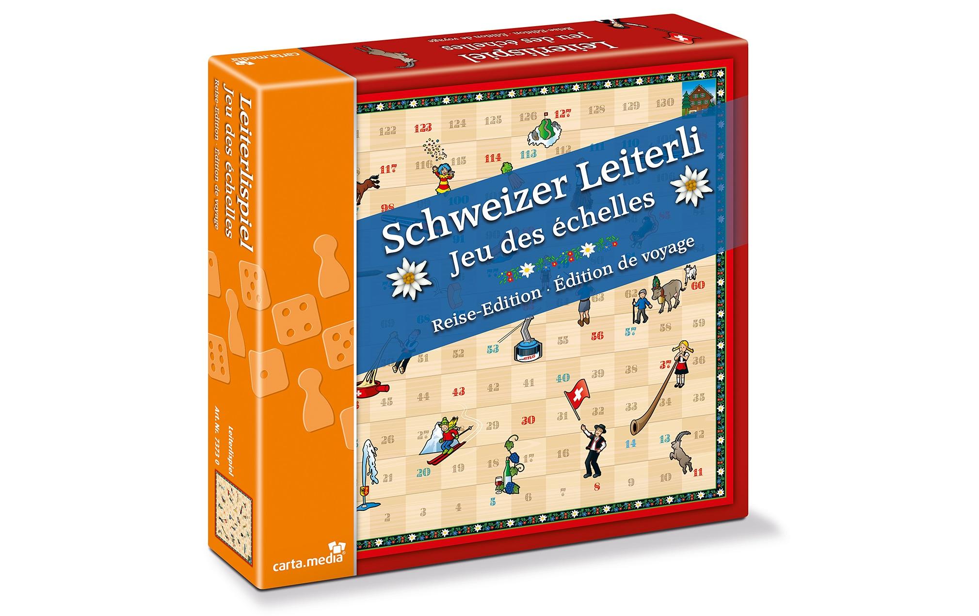 Carta.Media Familienspiel Schweizer Leiterli – Reise-Edition Carta.Media Familienspiel Schweizer Leiterli – Reise-Edition