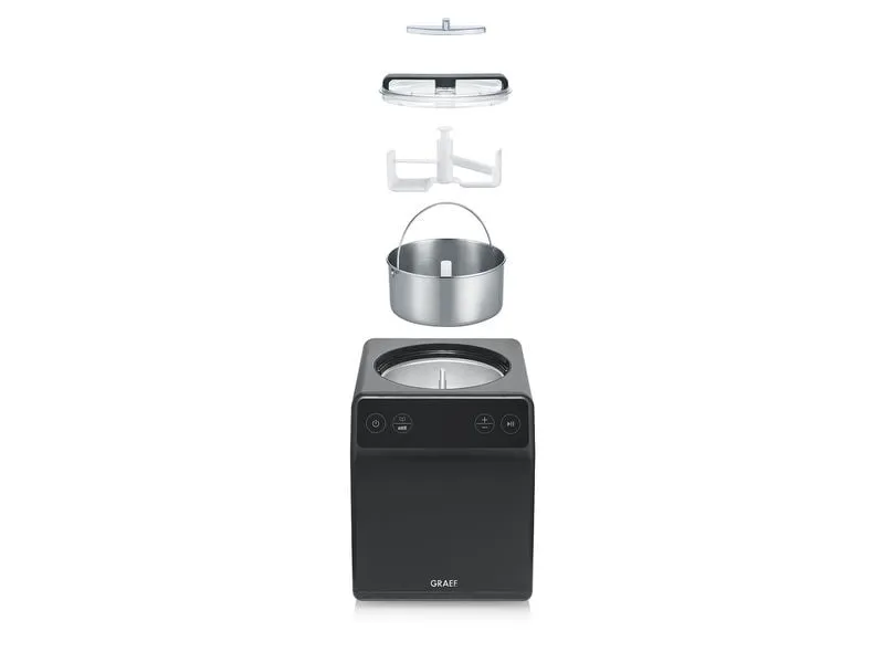 Graef Glacemaschine IM 706 2 l, Schwarz Graef Glacemaschine IM 706 2 l, Schwarz