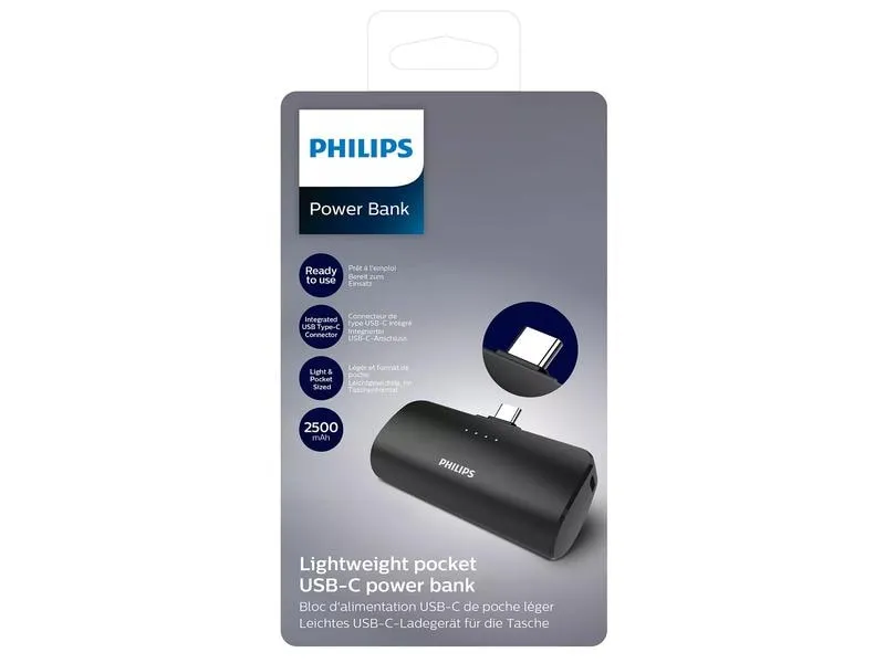 Philips Powerbank DLP2510C/04 2500 mAh Philips Powerbank DLP2510C/04 2500 mAh
